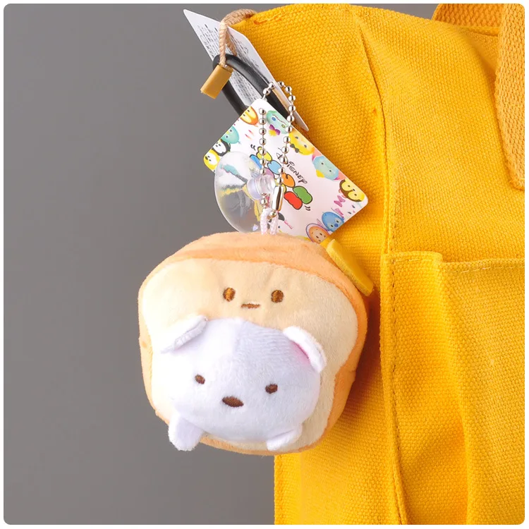 Креативный медведь плюшевая игрушка японский мультяшный хлеб тостов маленький