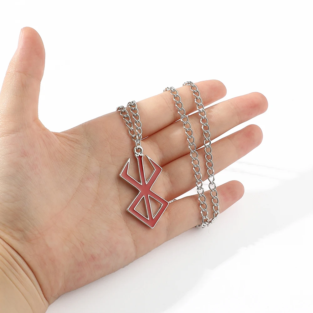 Berserk ожерелье с символом Сумасшедший воин искусственной мифологии брелок