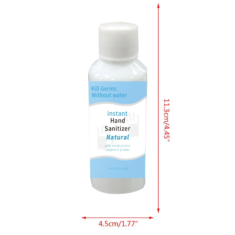 50 мл портативный одноразовый Дезинфицирующий Гель для рук без мытья 95%
