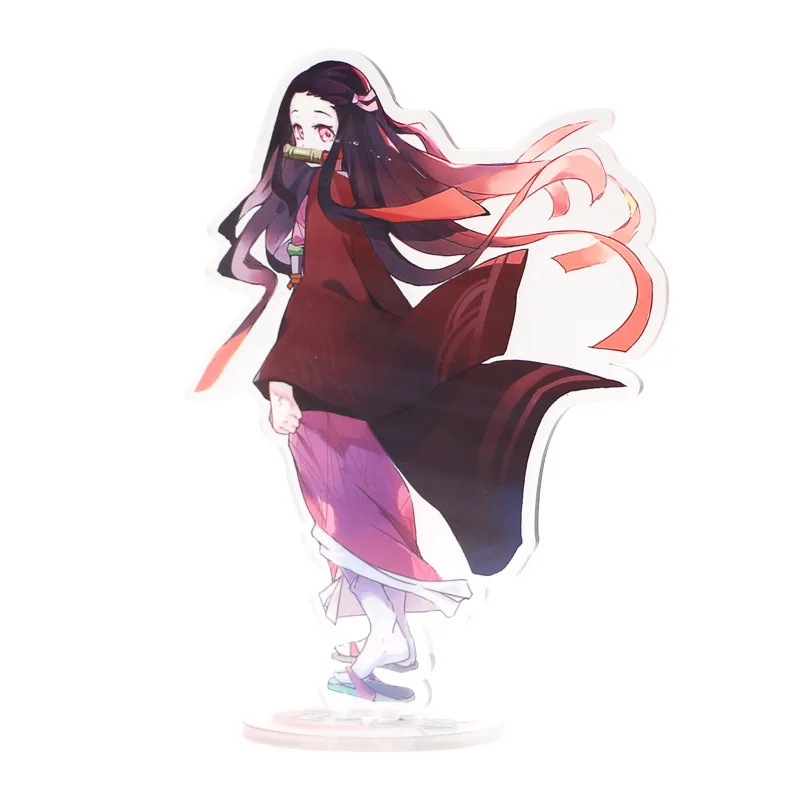 

Anime Demon Slayer Acrylic Keychains Standing Brand Brinco Blade Of Ghost Key Chain Kamado Tanjirou Cosplay Trinket Keyring