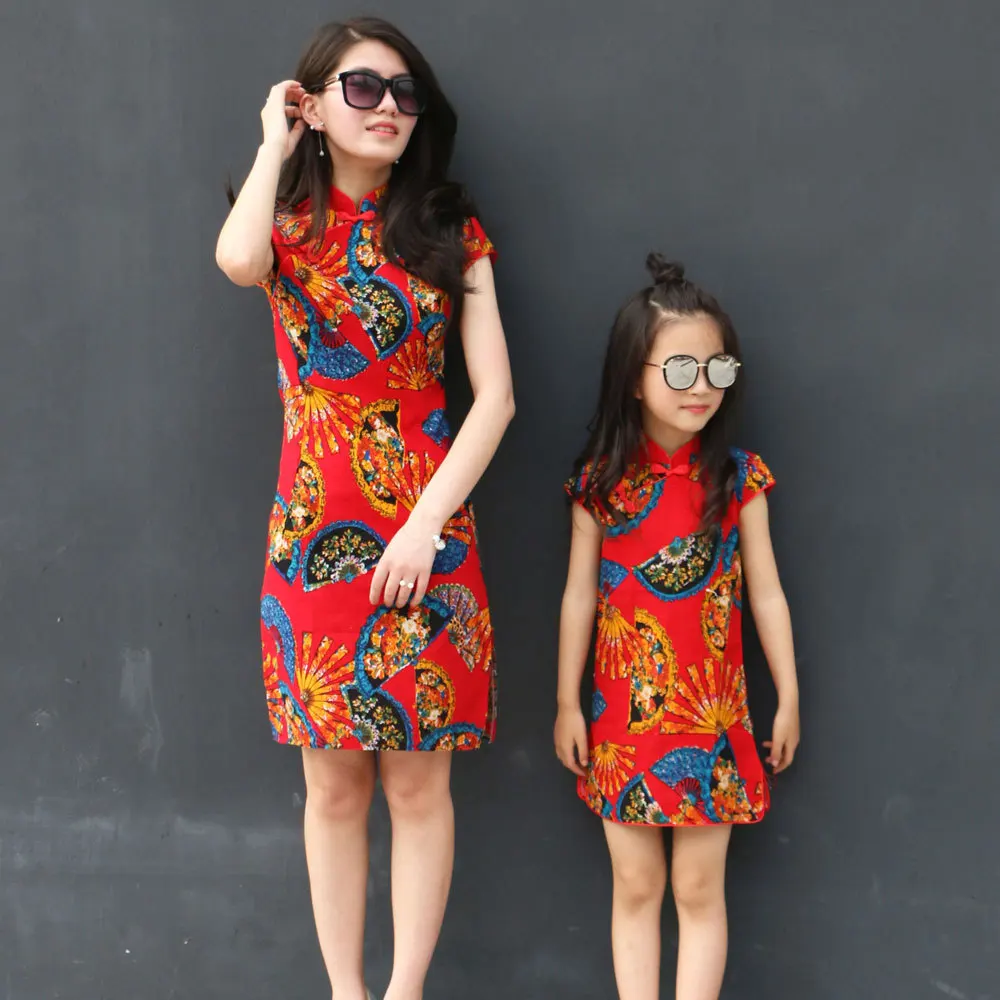 Новинка 2020 года Одежда для мама сестра и дочки Летнее платье Мама я всей семьи