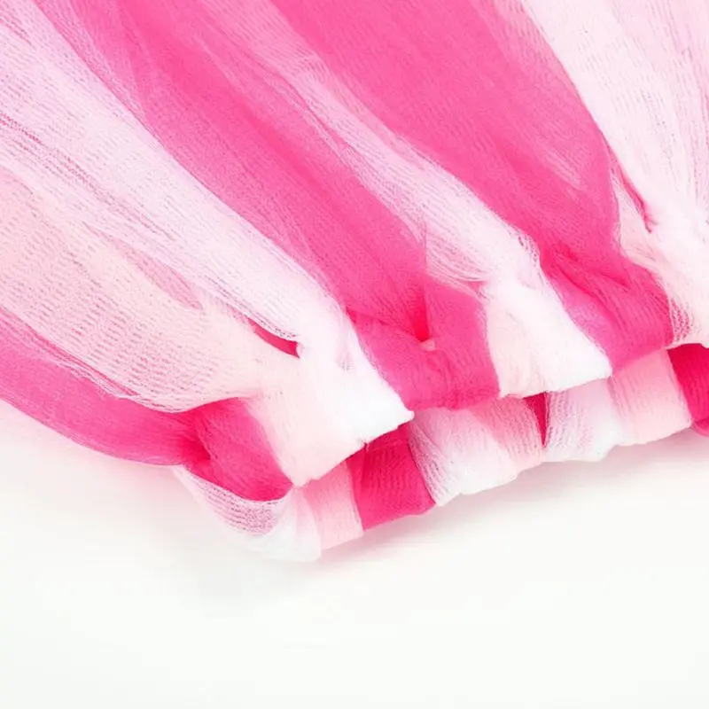 10 Colors Baby Girls Ballet Dance Mini Tutu Skirt Hand Woven Contrast Rainbow Colored Striped Patchwork Tulle Party Pettiskirt | Свадьбы и