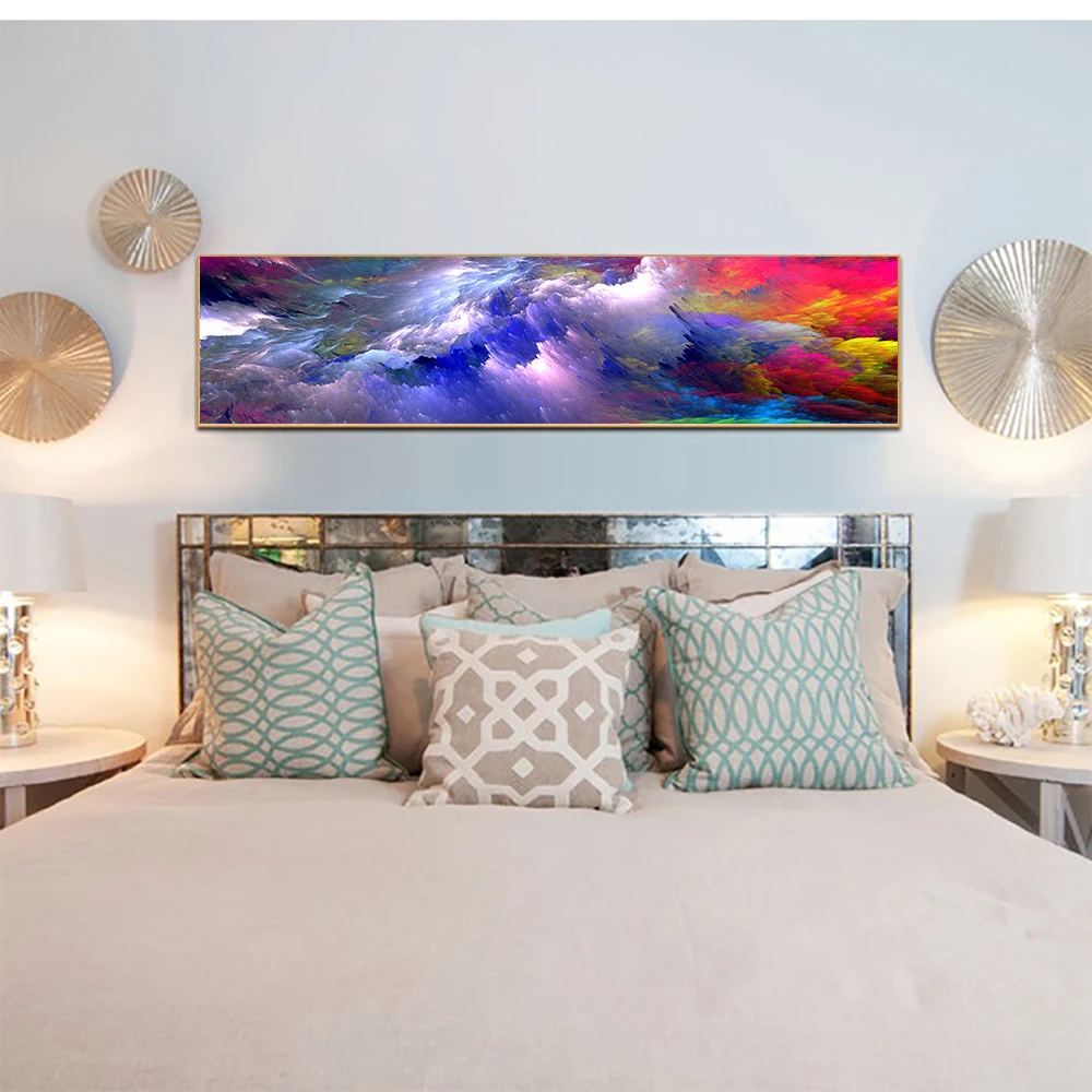 

huge size Print Abstract Oil Painting No-1407024677 Wall painting Decor Wall Art Picture For Living Room painting No Frame