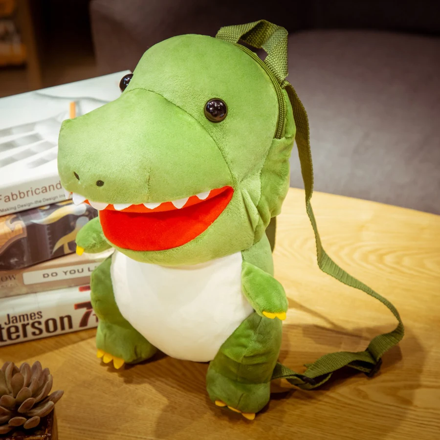 

Lovey Cartoon Dinosaur Plush Toy Backpack School Bag Animal Stuffed Toys Children Toys Children Girls Gift Decoration