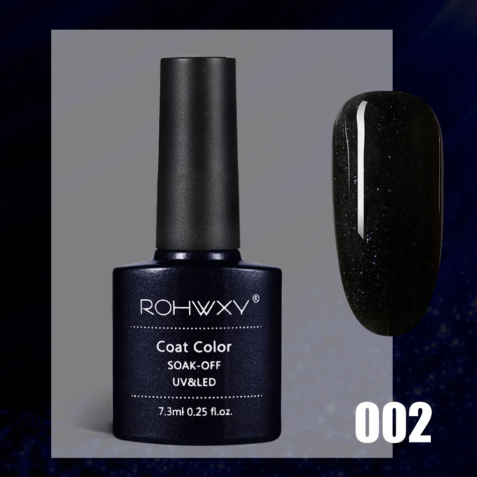 ROHWXY УФ-гель для ногтей Гибридный лак для замачивания ногтей полуперманентный верхний Базовый лак для ногтей все для маникюра Гель-лак - Цвет: A002