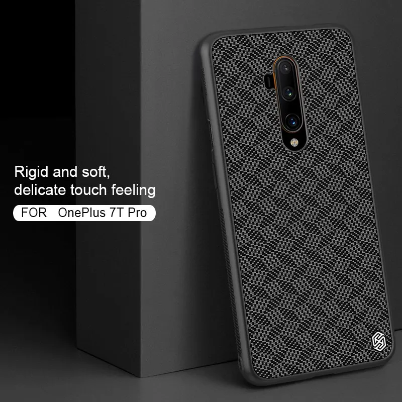 Чехол из углеродного волокна &quotOneplus 7T Pro&quot Оригинальный чехол для мобильного