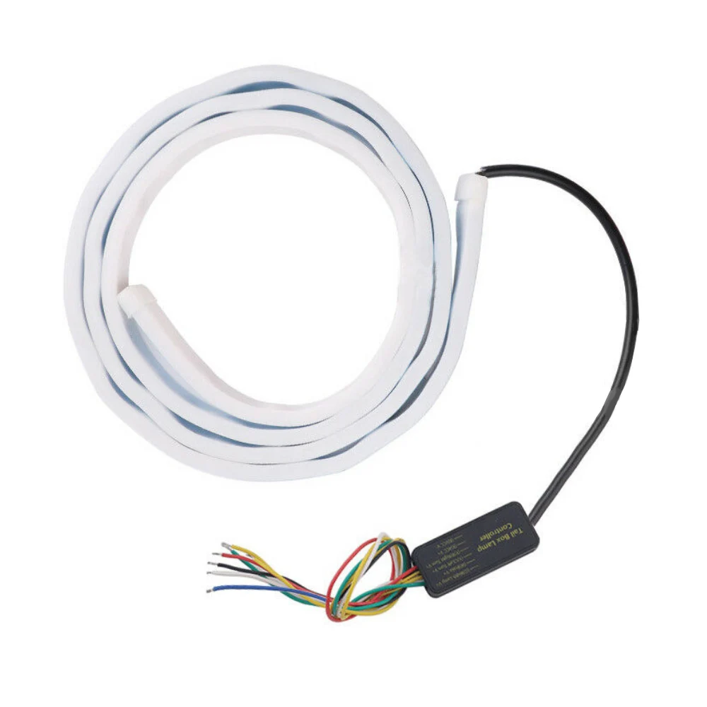 

Auto Fluid LED Strip Car Trunk Area Illumination Rear Brake Backup Turn Signal Light Car Decoration Tailgate Accessories