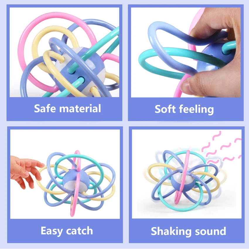 Детские погремушки игрушки для детей возраста от 0 до 12 месяцев безопасной зубов