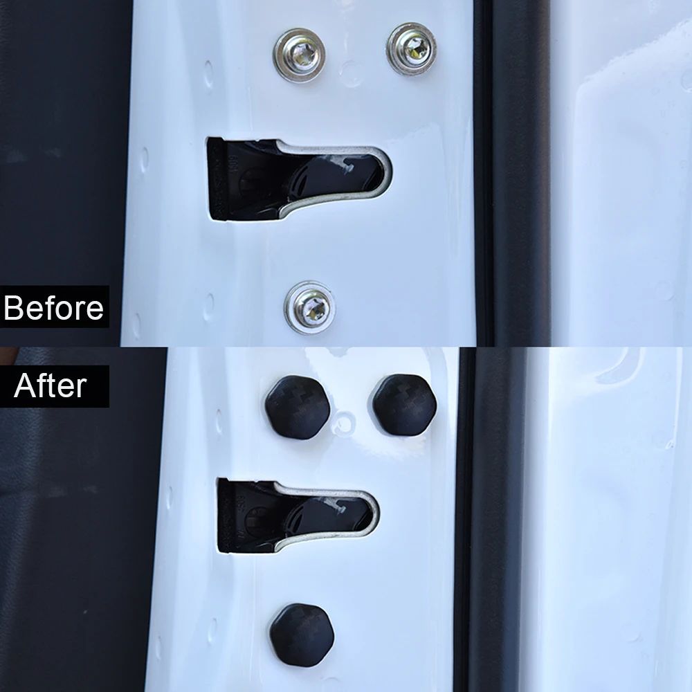 Автомобильный Дверной замок наклейки на винты с защитой от ржавчины