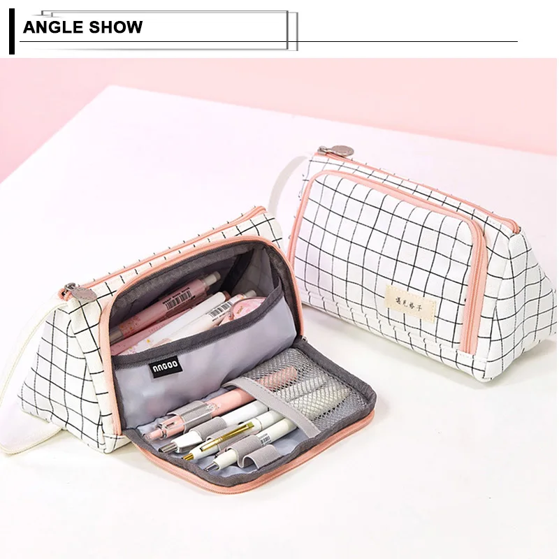 Милый пенал большой емкости Kawaii Канцелярские Принадлежности для школьников