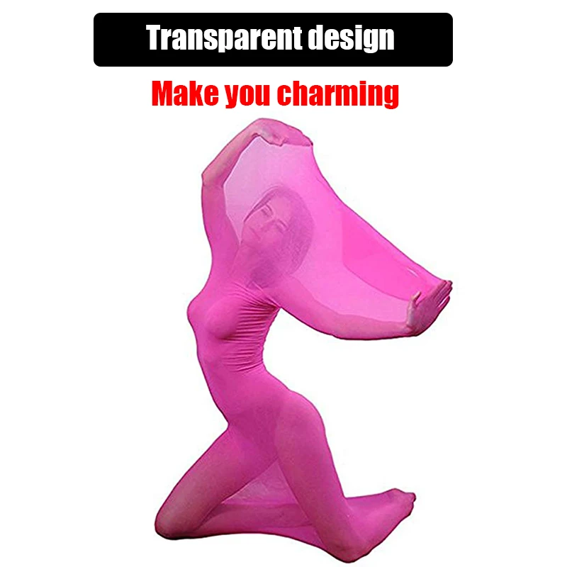 Комбинезоны Колготки с длинным рукавом костюм из спандекса сексуальное нижнее