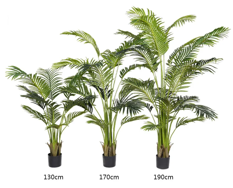

1.3m/1.7m/1.9m Large Artificial Plant Sunflower Bonsai Geranium Green Plant Potted Plant Home Hotel Office Decoration Fake Tree