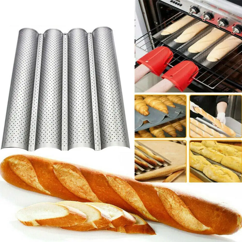 Французского хлеба пресс формы для выпечки волна противень практичный торт