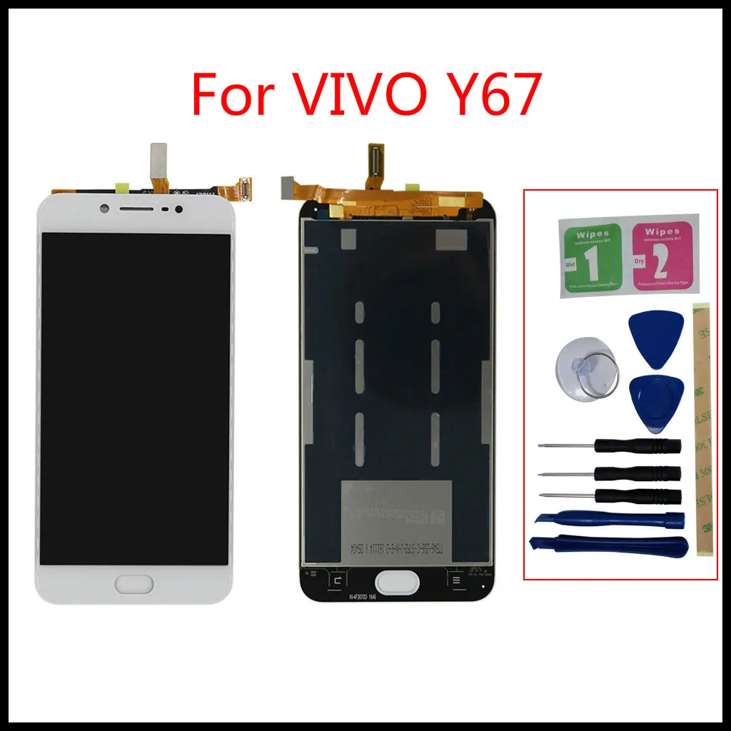 ДЛЯ VIVO Y67 ЖК дисплей с высоким экраном кодирующий преобразователь сенсорного