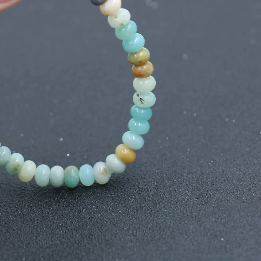Новое поступление женский Браслет Амазонит Abacus браслеты из натурального камня
