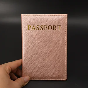 Обложка для паспорта Женская, из искусственной кожи, розовый дорожный кошелек, дорожный кошелек-Органайзер