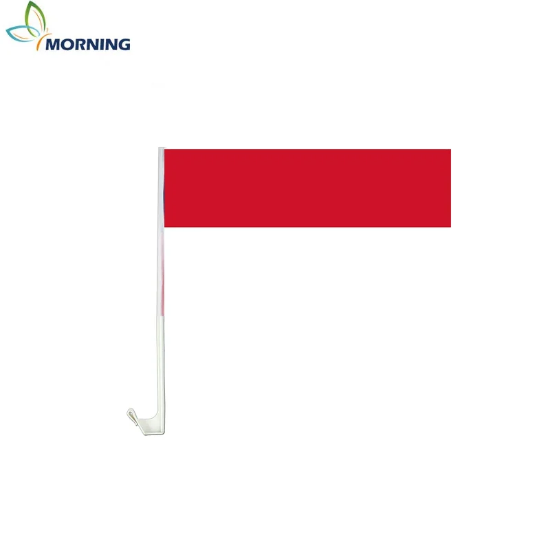 MORNING custom flag Indonesian national 22*33cm car window advertising decoration |