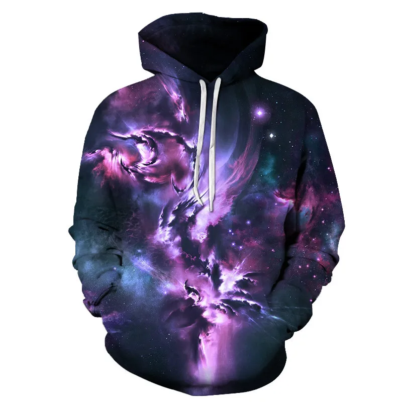 

Astronomy starry Sky 3D Harajuku Hoodie Men Women Hooded Pullover Out Coat Undefined Fashion Hoodies Oversized 6XL Sweatshirt