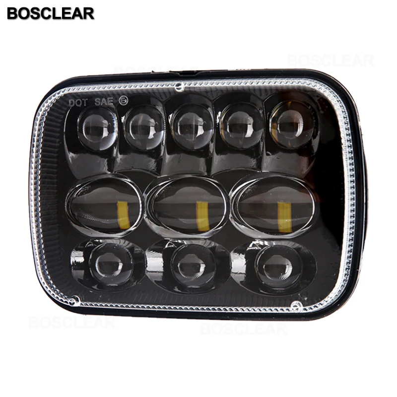 2X7X6 5X7 дюймов светодиодный налобный фонарь для Jeep Wrangler YJ Cherokee XJ аксессуары GMC Savana 1500 2500 3500 GMC Safari Ford F550 F350 F250 E150 Club Wagon E-350 ecoline для Chevrolet Express 3500 1500 Astro для Nissan 240SX