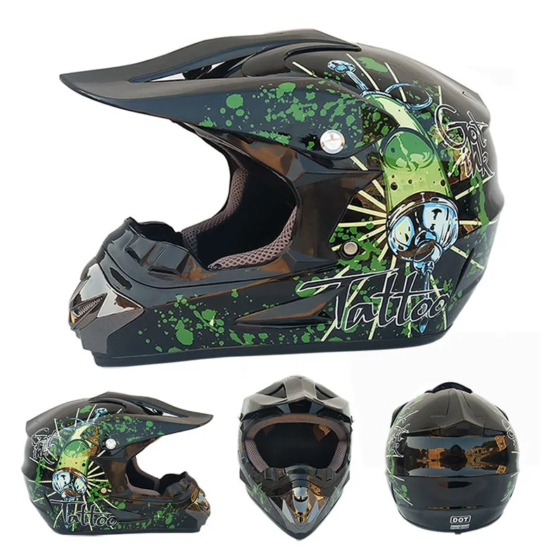 

Motorcycle Full Face AM DH Helmets Racing Helmets Motorbike Accessories Motocross Modular MTB Helmet Capacete Moto Casco Dot