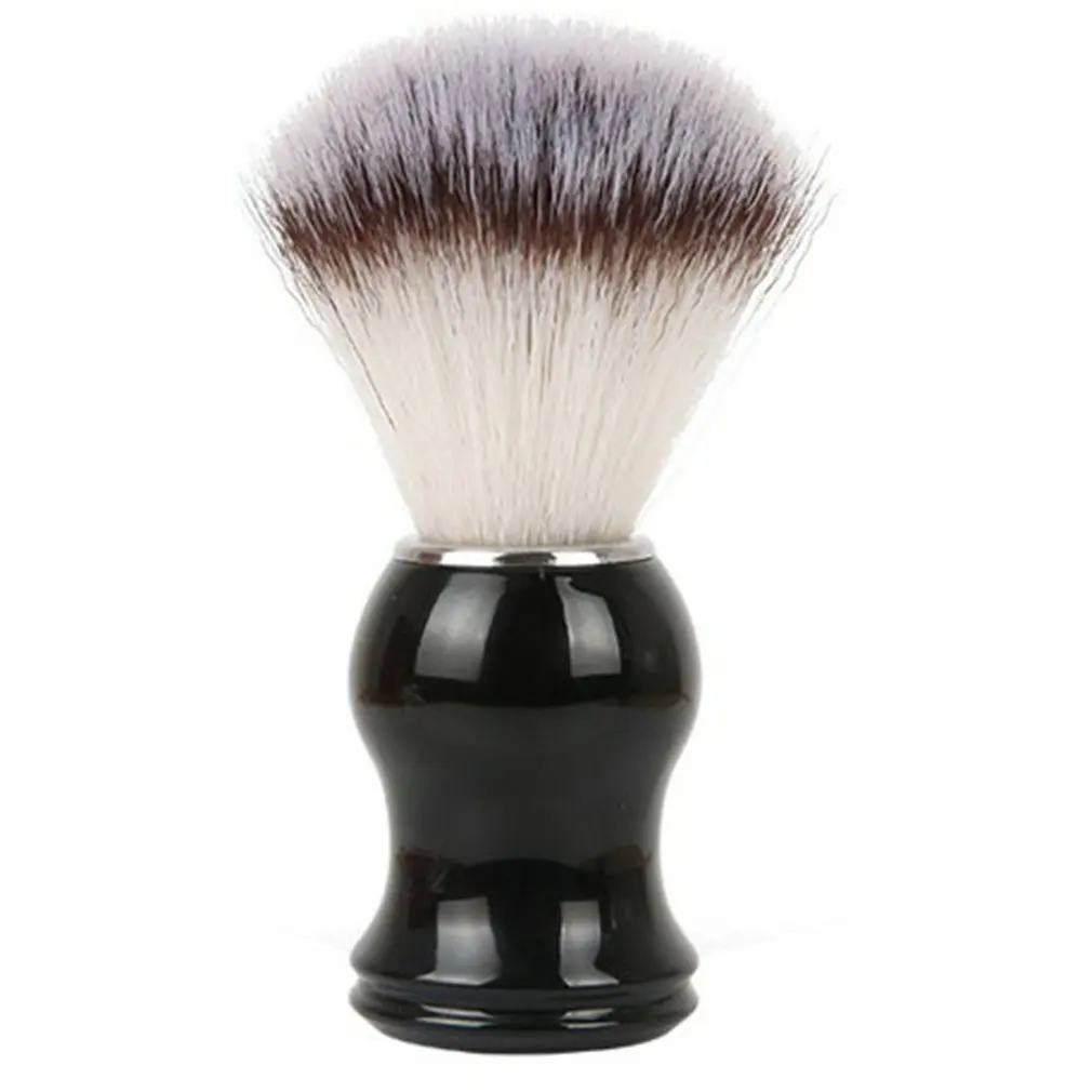 

Portable Man Cleaning Facial Beard Brush Nylon Soft Hair Beauty Hair Brush Ergonomic Design Handle Beard Brush