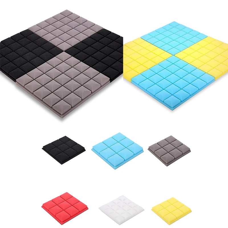 25X25X5cm стикер для обоев практичная акустическая панель из пены Звукопоглощающая
