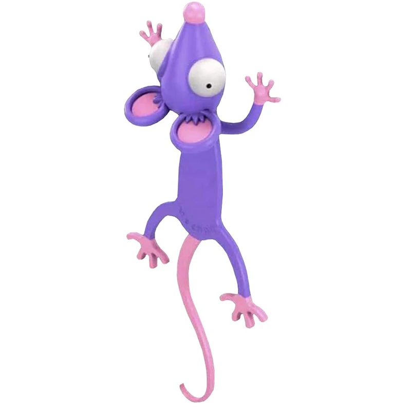 

Animal Bookmarks 3D Stereo Cartoon Lovely Bookmark Novelty Funny Student Stationery Gift Bookmark for Kids