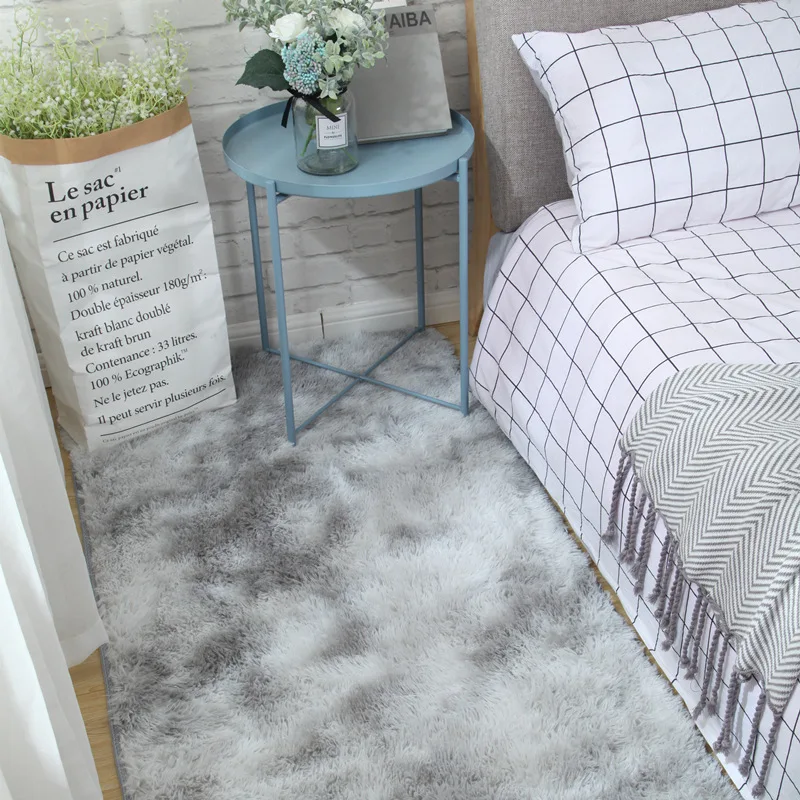 Плюшевый ворсистый ковер Mcao для гостиной ультрамягкий современный тонкий