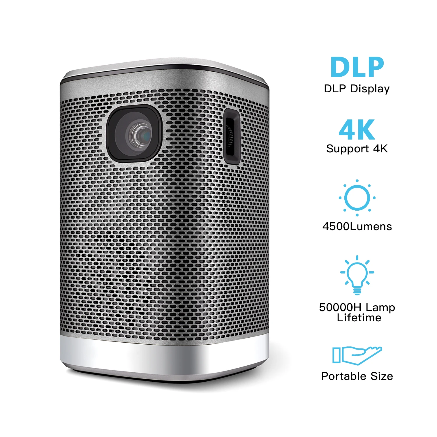 Портативный мини проектор для домашнего кинотеатра 4500 лм|Домашний кинотеатр| |