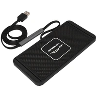 qi car wireless quickly charger for iphone 8 xs xr car charging pad for samsung s10 dock station non slip mat car dashboard hold