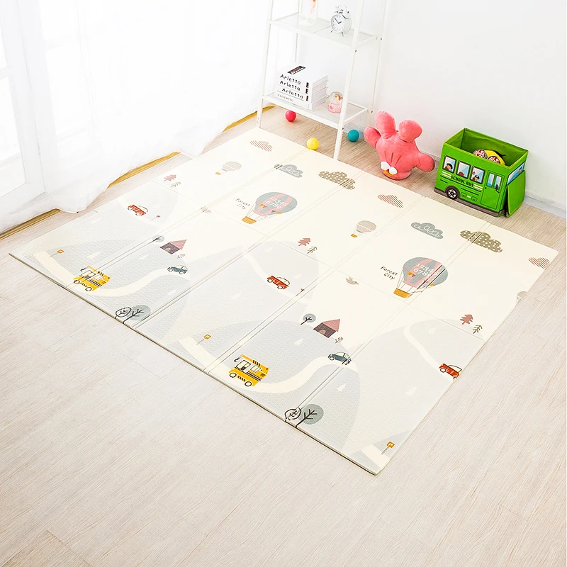 Складной детский игровой коврик 200x180 см Xpe пазл игрушки для детей лазания игры