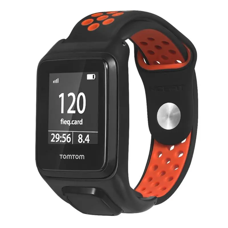 Замена дышащего браслета ремешок силиконовый браслет для Tomtom Runner 3/Adventurer/Golfer 2/Runner