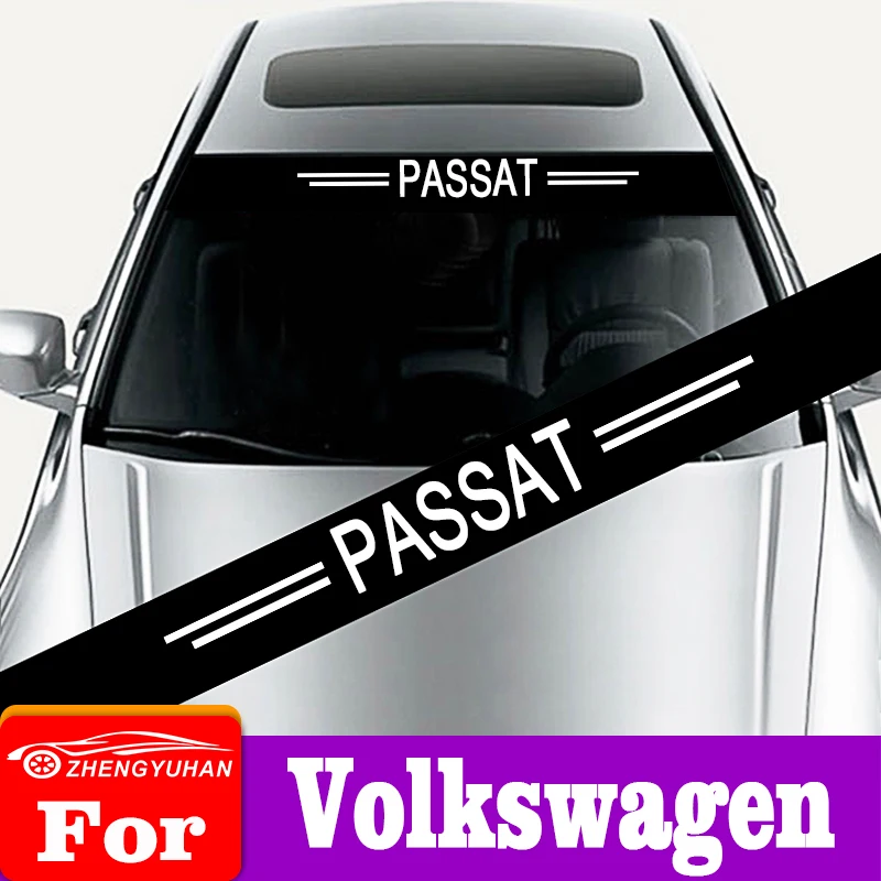 

Car Front Windshield Prevent Sunlight Reflection Decals Car Sticker For Volkswagen VW Passat CC Polo Jetta Golf 7 T-Roc Tiguan