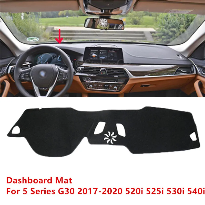 

for BMW 5 Series G30 2017-2020 520i 525i 530i 540i Anti-Slip Mat Sunshade Dashmat Protect Carpet Dashboard Cover Pad Accessories