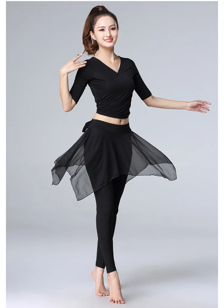 Женская шифоновая юбка с леггинсами черные гибкие длинные брюки из хлопка для