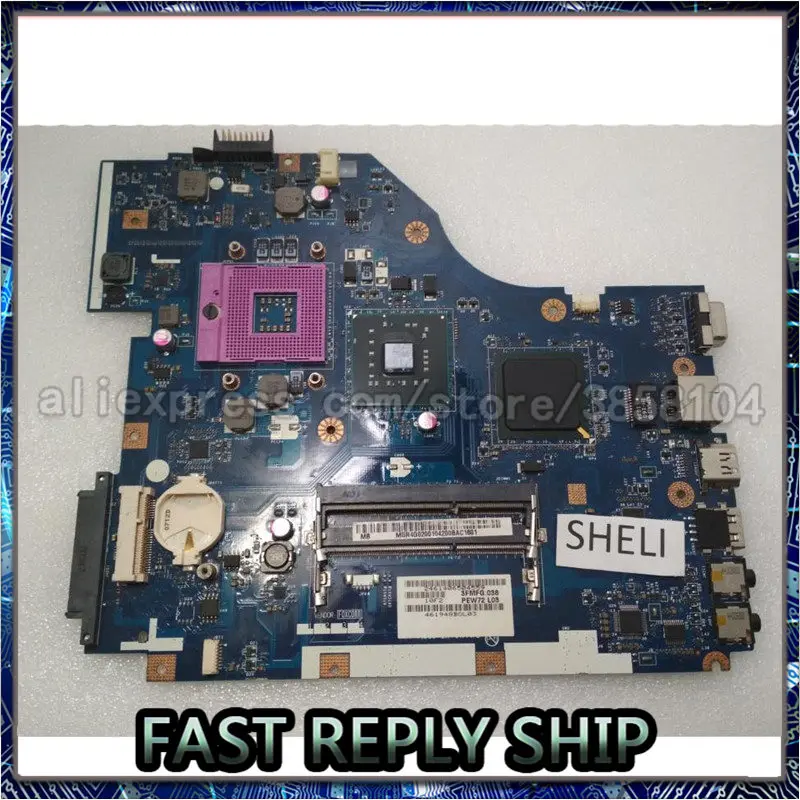 

Материнская плата SHELI для ACER 5736 5736Z 5336 MBR4G200 PEW72 LA-6631P