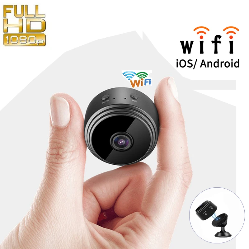 

A9 Mini WiFi Camera Magnetic Night Vision Camera 1080P HD Motion Detection IP Cam P2P Micro Webcam Wireless Mini Home Camcorder