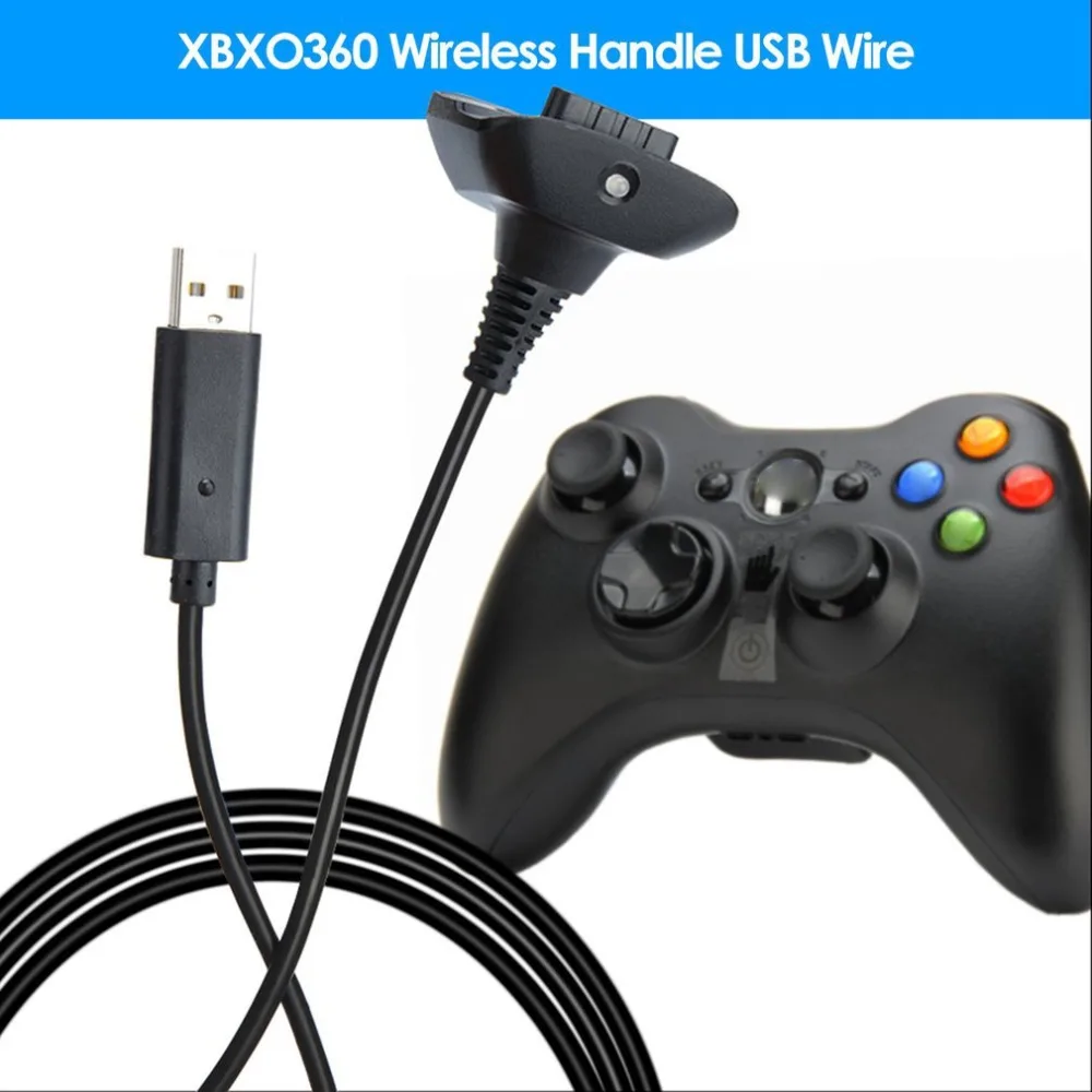 Фото 1 5 м usb кабель для зарядки Xbox 360 беспроводной игровой контроллер зарядный шнур