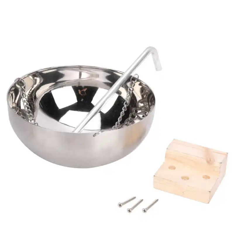 20cm Stainless Steel Sauna Aromatherapy Bowl Essential Oil Holder Room Accessories Supplies |