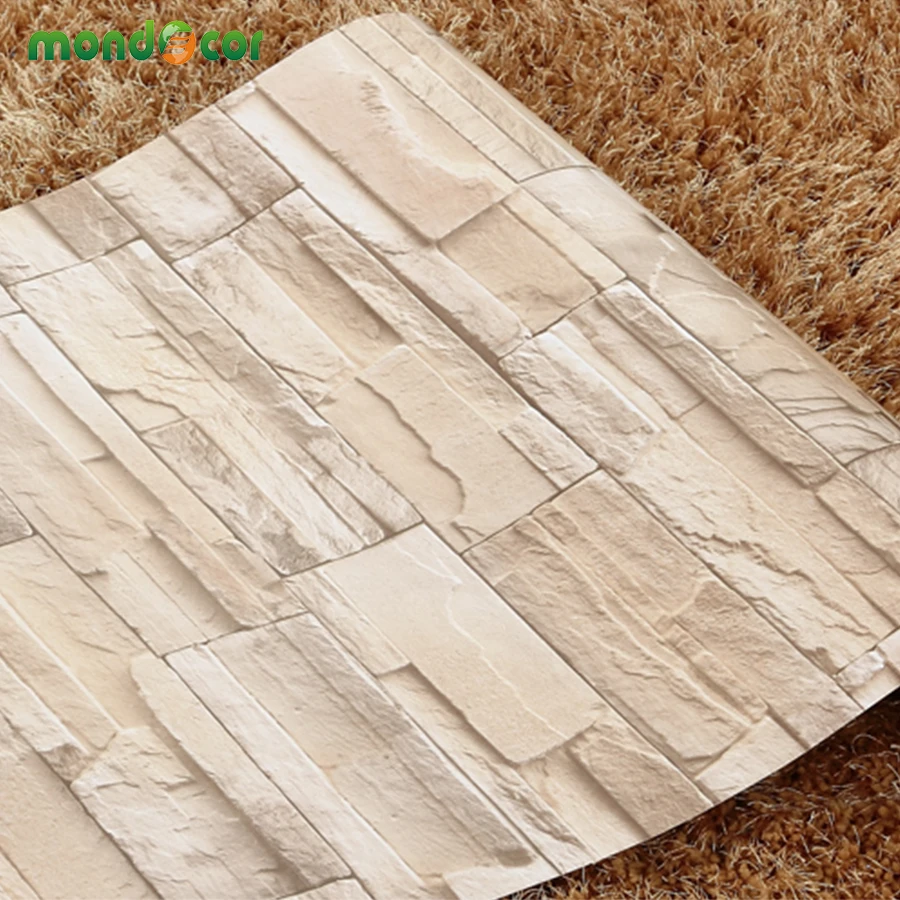 

5M/10M Living Room Kitchen Bathroom Waterproof Wall Sticker Home Decor Removable Vinyl PVC Brick Stone Self Adhesive Wallpaper