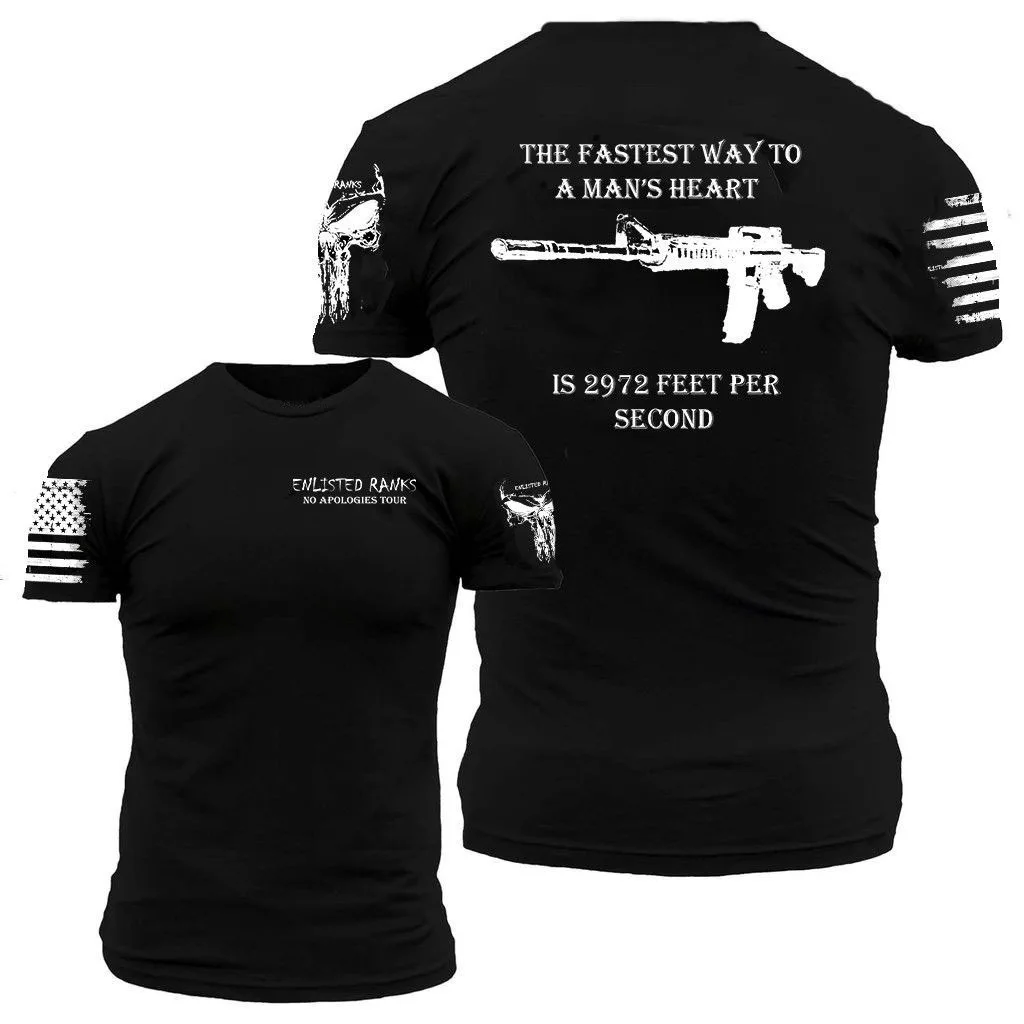 

Summer New Short-sleeved T-shirt Men's Casual Flag Print Men's Loose Large Size Shirt Men's Sports T-shirt