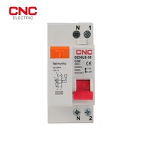 cnc dz30le 32 230v 1pn 36mm residual current circuit breaker with over and short current leakage protection rcbo mcb