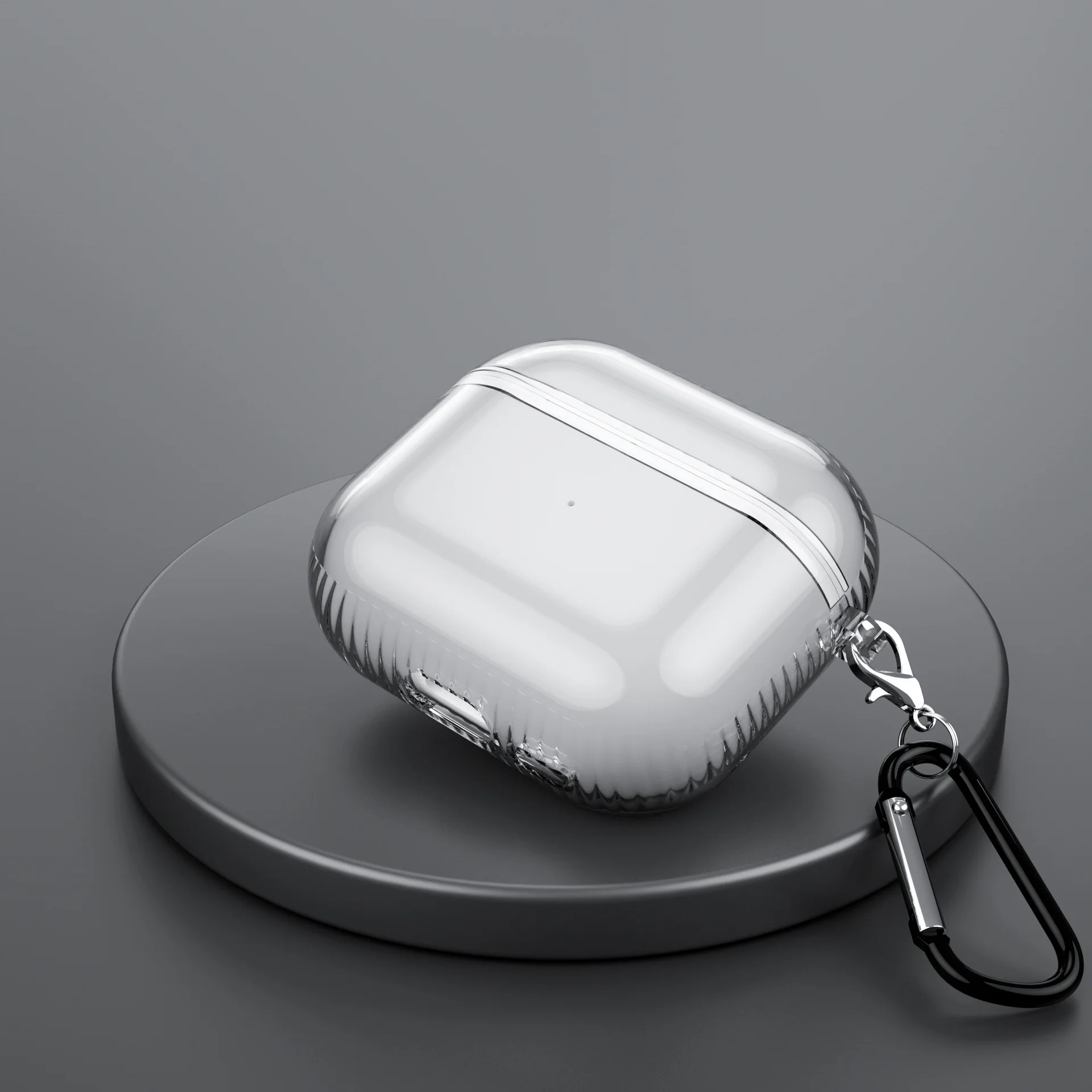 

Soft TPUCases For Apple Airpods 4 Protective Wireless Earphone Cover For Apple Air Pods 4 Charging Box Bags Wit Hook