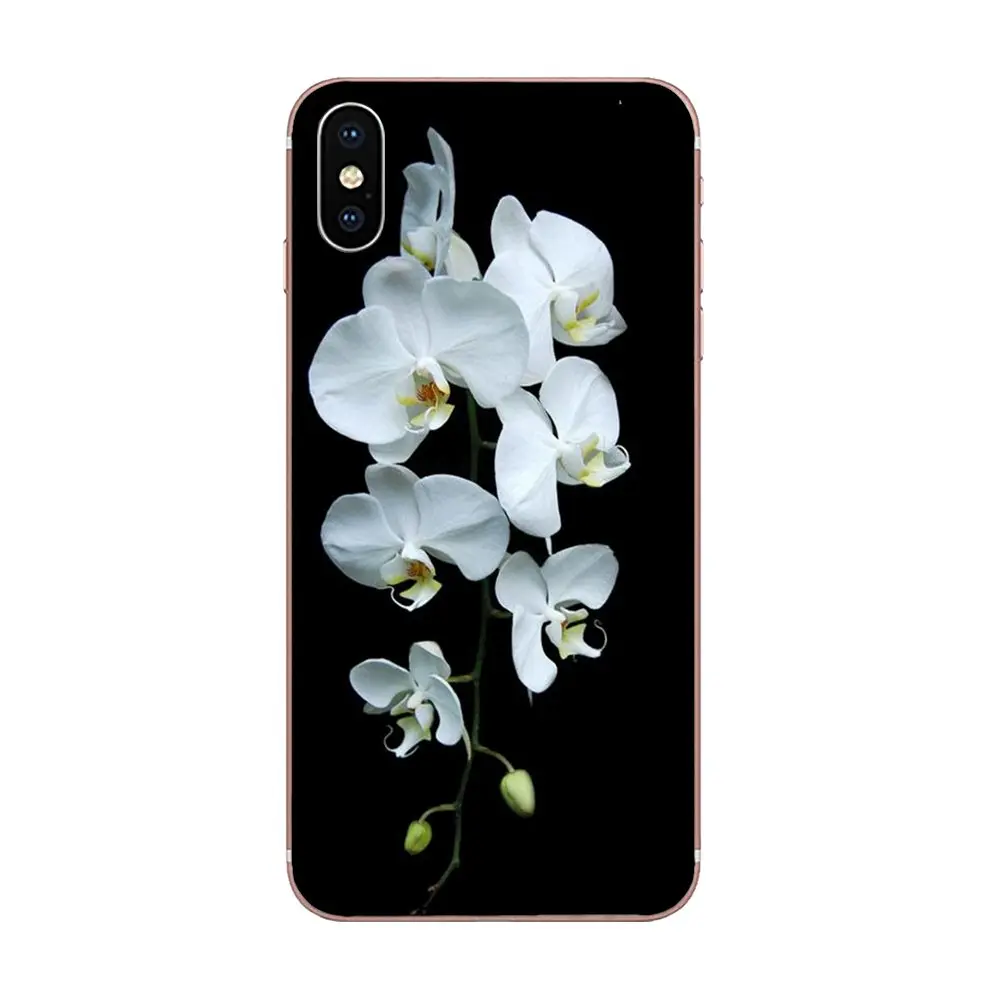 Flower White Orchid Diy Soft Cases Capa For Galaxy Alpha Note 10 Pro A10 A20 A20E A30 A40 A50 A60 A70 A80 A90 M10 M20 M30 M40 | Мобильные