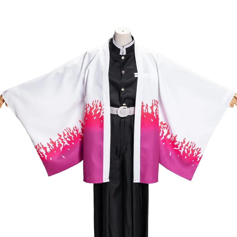 

Demon Slayer: Kimetsu no Yaiba mens Kamado Tanjirou cosplay cape costumes full sets Agatsuma Zenitsu orange cape suits costumes