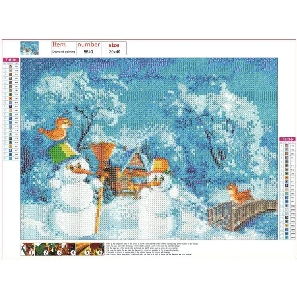 Сделай Сам алмазная Рождественская вышивка крестиком полимерная круглая дрель