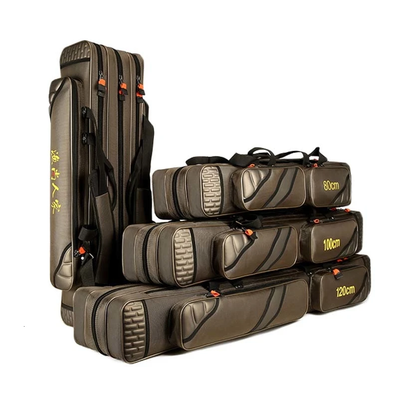 Портативные водонепроницаемые сумки для удочек Многофункциональные 3 слоя