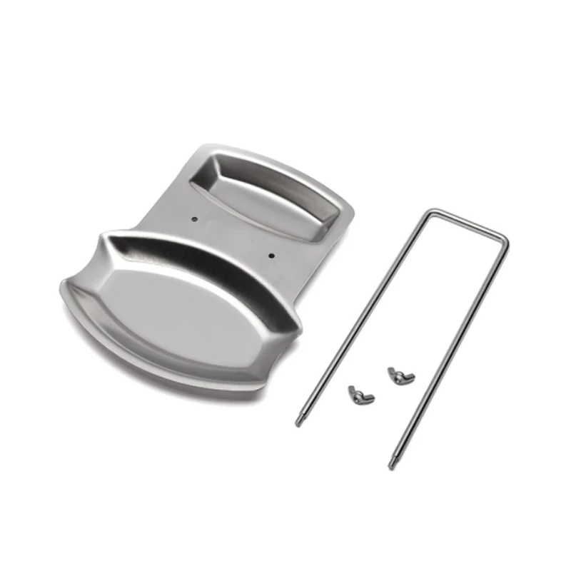 

Soup Spoon Rests Stainless Steel Pan Pot Cover Lid Rack Stand Spoon Holder Stove Organizer Storage Kitchen Accessories