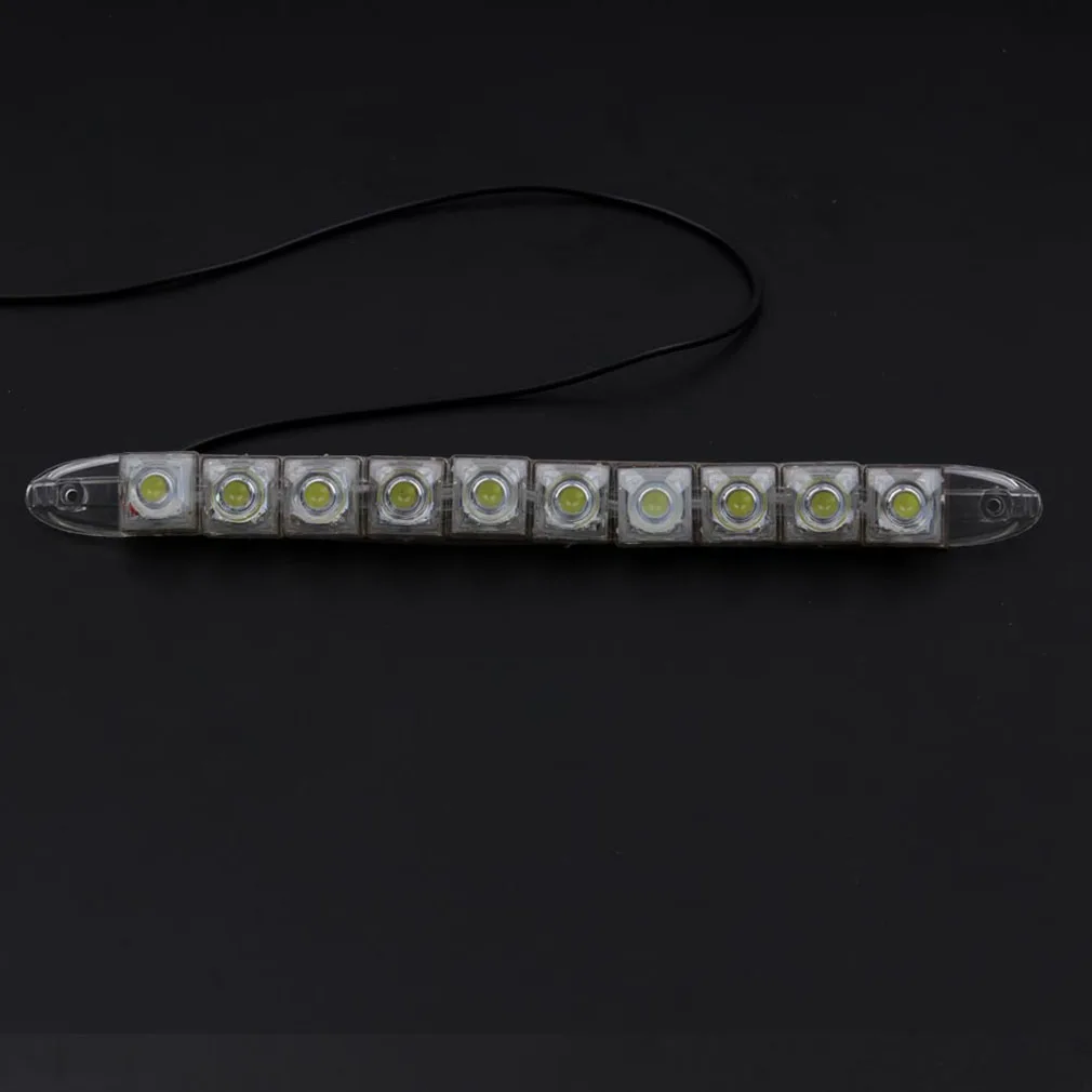 

New Long Lasting Life & Low Power Consumption 10 Leds Universal Luxury Silicone Gel Daytime Running Lights