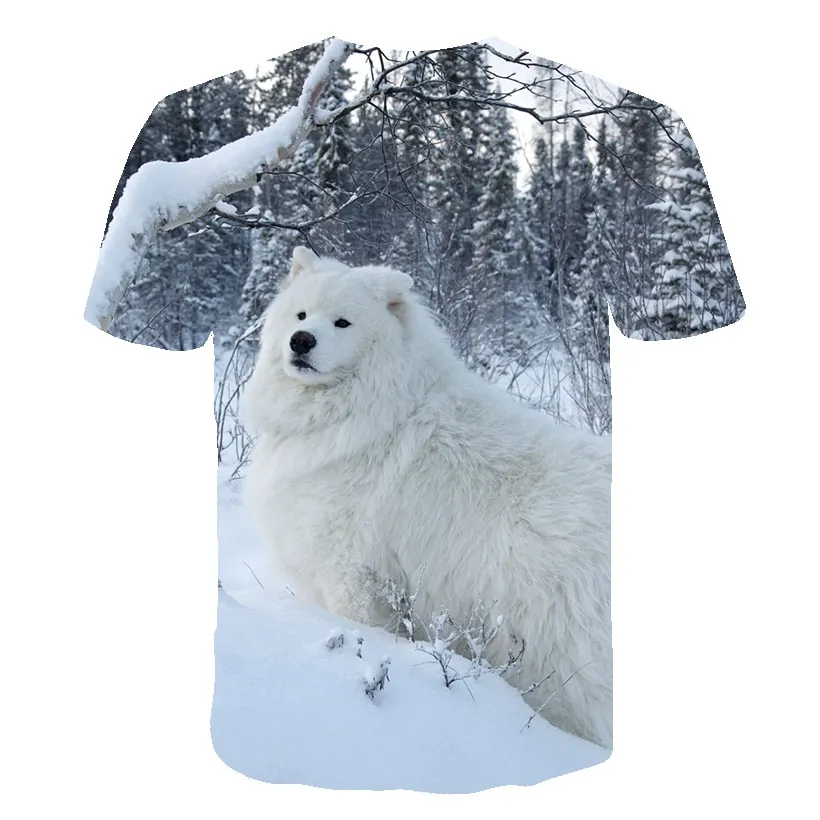 

Children tshirt Cartoon T-shirt Boys 2021 Animal Print Funny T Shirt for Girls Lovely Casual Tops Kids Babys Teenager Clothes